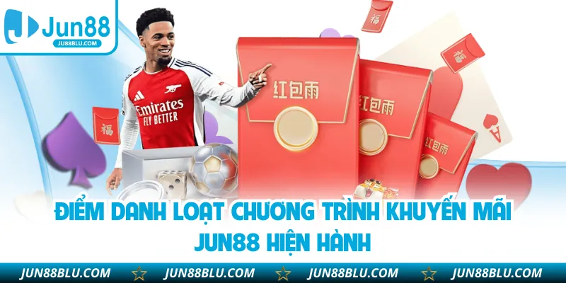 Điểm danh loạt chương trình khuyến mãi JUN88 hiện hành