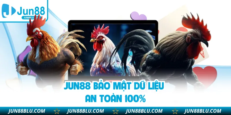 JUN88 bảo mật dữ liệu an toàn 100%
