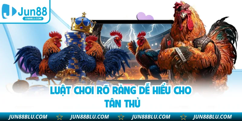 Luật chơi rõ ràng dễ hiểu cho tân thủ
