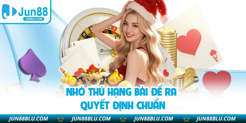 Nhớ thứ hạng bài để ra quyết định chuẩn